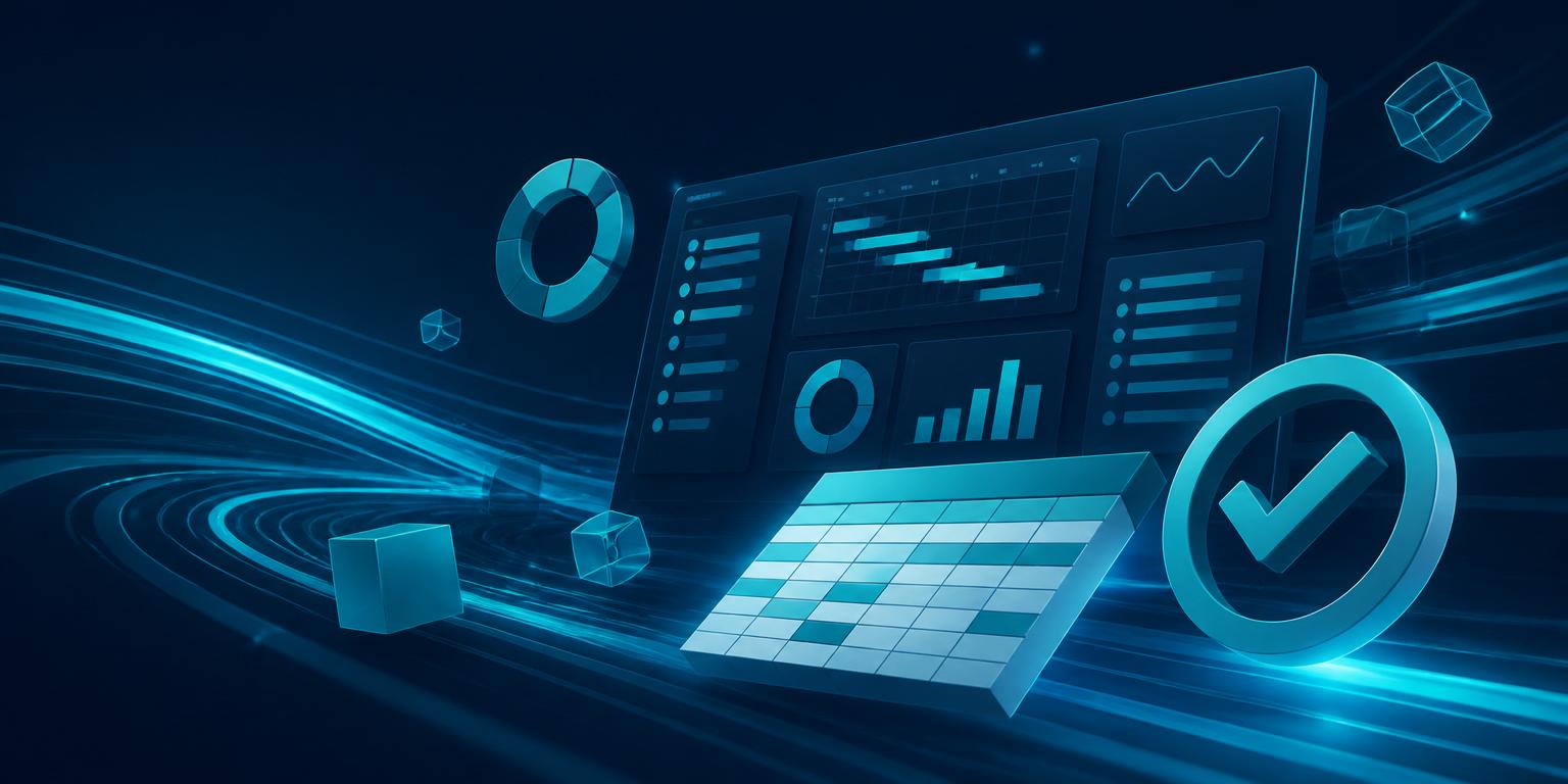 Project management and spreadsheet workflows visualized